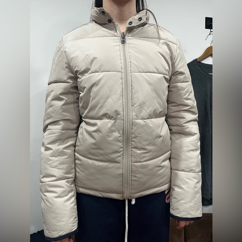 Burberry Cream Beige Puffer Jacket Youth 14 years old